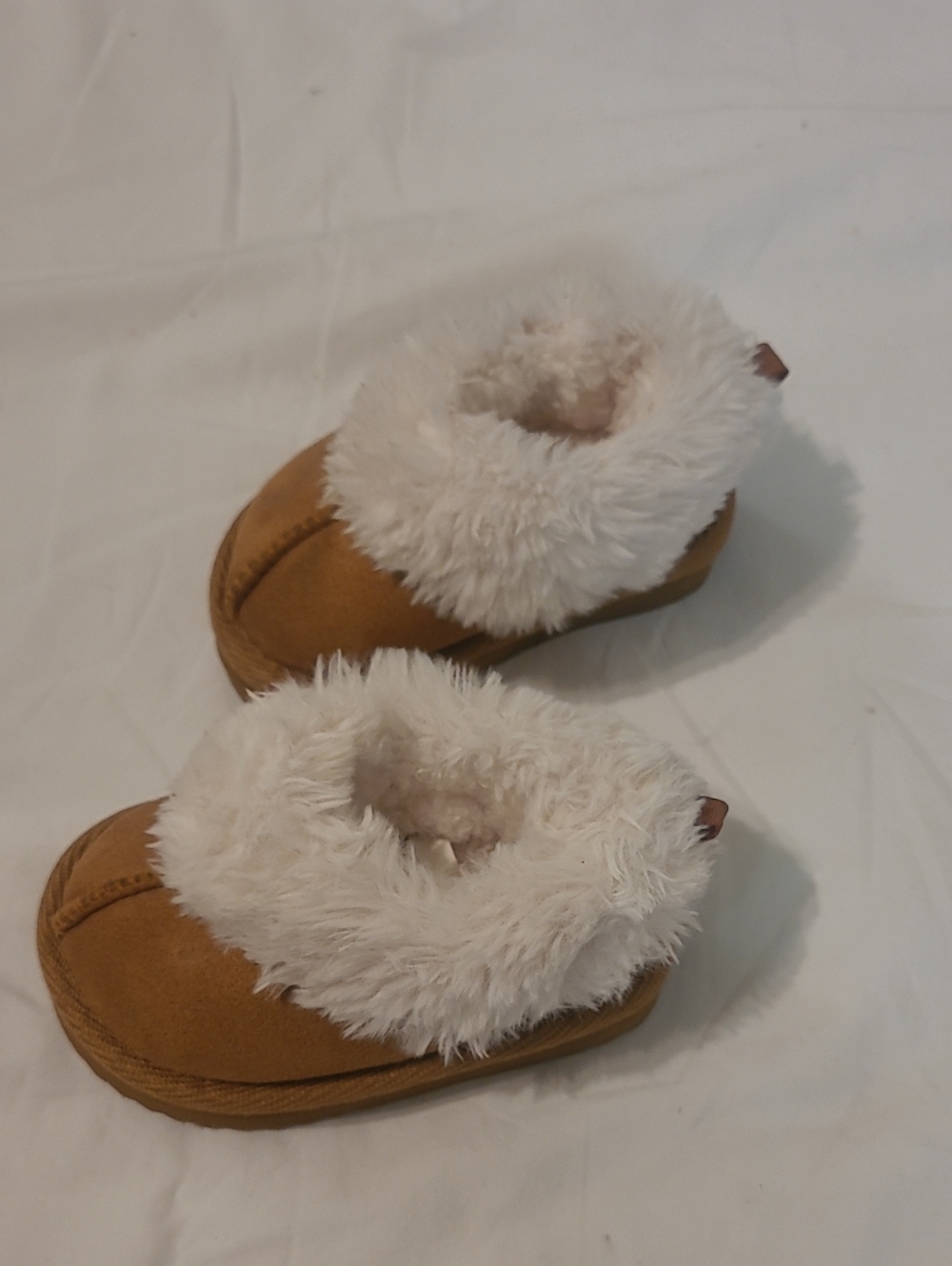 Fluffy Booties For Baby Girl, Size 2
